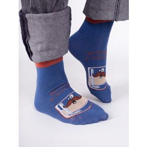 Pánské bavlněné ponožky Yoclub s vzory a barvami SKS-0086F-C100 obraz