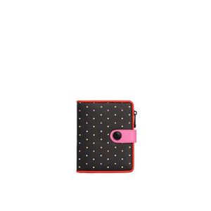 Vuch Růžovo-černá dámská puntíkovaná peněženka VUHC Fanscho obraz