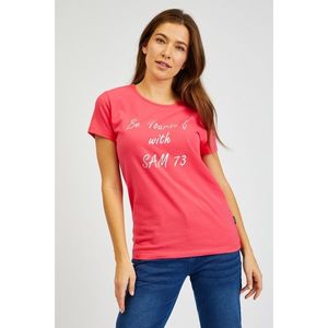 Tmavě růžové dámské tričko SAM 73 Renee obraz