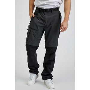 SAM 73 Černo-šedé pánské kalhoty s odepínací nohavicí SAM73 Walter obraz