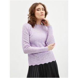 Světle fialový dámský svetr s příměsí vlny ORSAY obraz