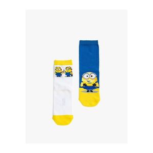 Koton Set of 2 Minions Printed Socks Licensed obraz