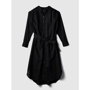 Černé dámské košilové midi šaty GAP obraz