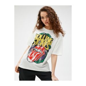 Koton The Rolling Stones tištěná trička s licencí s krátkými rukávy obraz