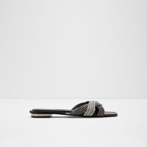 Černo-stříbrné dámské pantofle ALDO Naira obraz