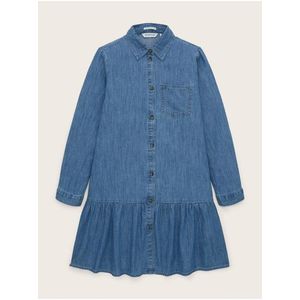 Modré holčičí džínové šaty Tom Tailor obraz