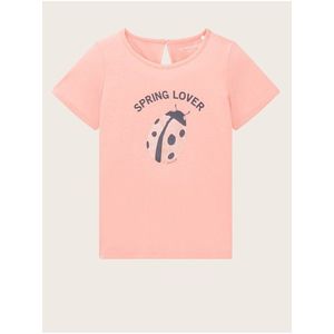 Růžové holčičí tričko Tom Tailor obraz
