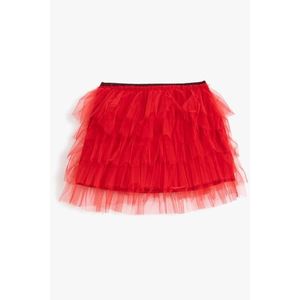 Koton Tutu Skirt with Elastic Waist, Layered Lined. obraz