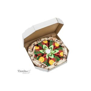 Rainbow Socks Pizza 4 páry Vegetariánská obraz