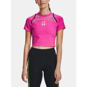 Tmavě růžové dámské sportovní tričko Under Armour UA Run Anywhere obraz