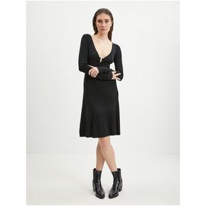 Černé dámské svetrové šaty Guess Olivia - Dámské obraz