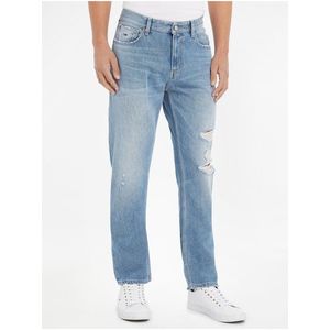 Světle modré pánské straight fit džíny Tommy Jeans obraz