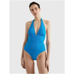 Modré dámské jednodílné plavky Tommy Hilfiger Underwear obraz