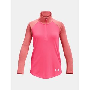 Tmavě růžové holčičí sportovní tričko Under Armour Tech obraz