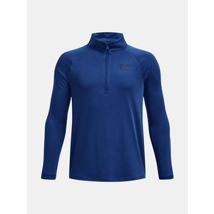 Tmavě modré sportovní tričko Under Armour UA Tech 2.0 1/2 Zip obraz