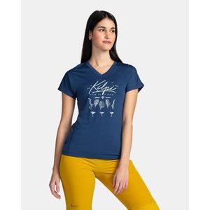 Tmavě modré dámské tričko z Merino vlny Kilpi MERIN-W obraz