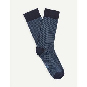 Tmavě modré pánské pruhované ponožky Celio Vicaire obraz