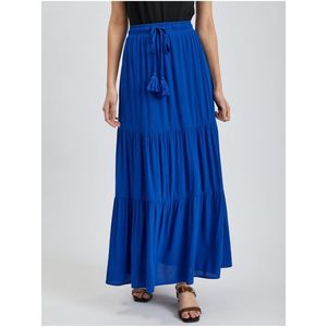 Modrá dámská maxi sukně ORSAY obraz