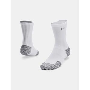 Šedo-bílé pánské sportovní ponožky Under Armour UA AD Run Cushion 1pk Mid obraz