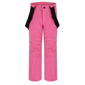 Růžové holčičí lyžařské softshellové kalhoty LOAP LOVELO obraz