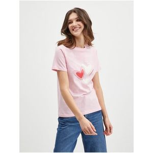 Růžové dámské tričko Converse - Dámské obraz
