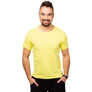 Pánské triko GLANO - žluté obraz