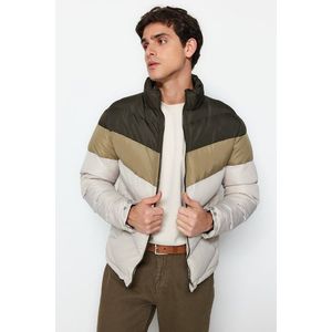 Trendyol Khaki Regular Fit větruodolná péřová bunda obraz