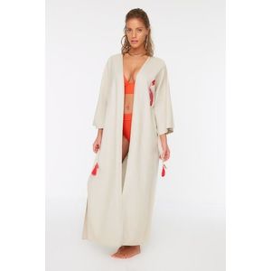 Trendyol Kimono & Kaftan - Červený - Regularní střih obraz
