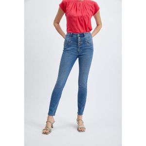 Orsay Modré dámské skinny fit džíny - Dámské obraz