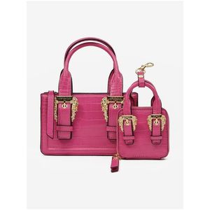 Tmavě růžová dámská kabelka s pouzdrem Versace Jeans Couture - Dámské obraz