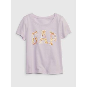 Světle fialové holčičí tričko s potiskem GAP obraz