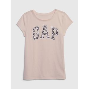Starorůžové holčičí tričko s logem GAP obraz