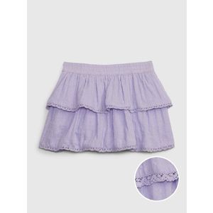 Světle fialová holčičí kraťasová sukně GAP obraz