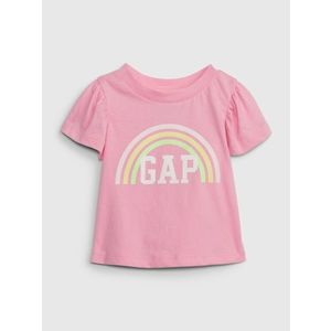 Růžové holčičí tričko s potiskem GAP obraz