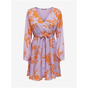 Světle fialové dámské květované šaty ONLY Summer - Dámské obraz