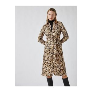 Koton Leopard Patterned Midi Dress obraz