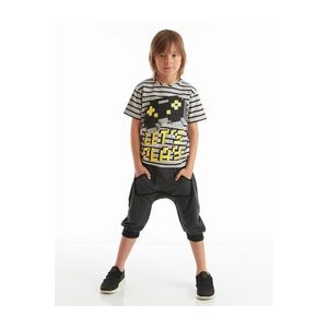 mshb&g Lets Play Boy's T-shirt Capri Shorts Set obraz