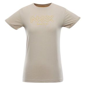 Dámské triko nax NAX JULEPA neutrální / zemitá obraz