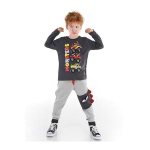 Chlapecký oblek Denokids Monster Race - tričko a kalhoty obraz