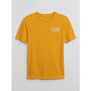 Hořčicové klučičí tričko GAP obraz