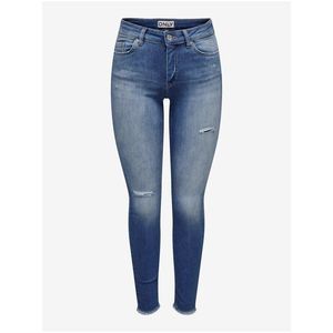 Modré dámské skinny fit džíny ONLY Blush - Dámské obraz
