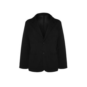 Trendyol Black Slim Fit Double Pocket Blazer Jacket obraz