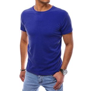 Pánské modré tričko Dstreet obraz