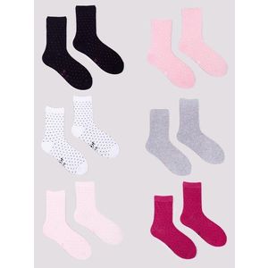 Yoclub Kids's Girls' Socks 6-Pack SKA-0128G-AA00 obraz