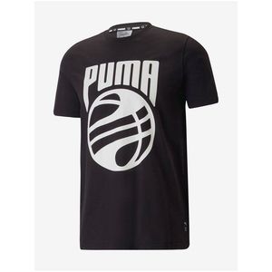Černé pánské tričko Puma Posterize - Pánské obraz