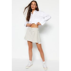 Trendyol Beige Visible Pocket Bag Woven Shorts Skirt obraz