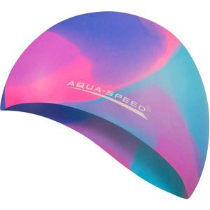 AQUA SPEED Unisex's Swimming Cap Bunt Pattern 45 obraz