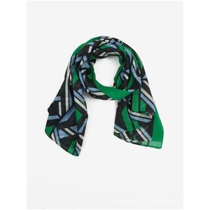 Zeleno-černý dámský vzorovaný šátek ORSAY obraz