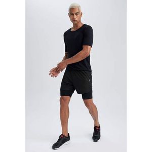 DeFactoFit Slim Fit Prémiové sportovní šortky s legínami obraz