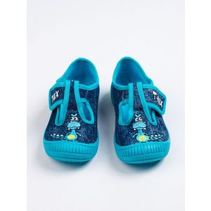Shelvt Blue slippers for kindergarten for a boy 3F obraz